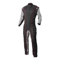 K1 RaceGear - K1 RaceGear GK2 Karting Suit - Black/Red - Medium (52) - Image 1