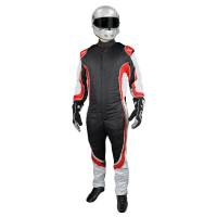 K1 RaceGear Champ Suit -SFI/FIA - Black/Red - 2X-Large (64)