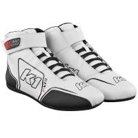 K1 RaceGear - K1 RaceGear GTX-1 Nomex Shoes - White/Black - Size 11.5 - Image 2