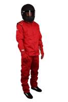 RJS Elite Series Single Layer Jacket (Only) - Red - Small