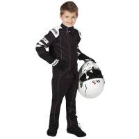 Simpson Performance Products - Simpson Legend II Kids Racing Jacket (Only) - Black - Youth Large ( 12) - Image 2