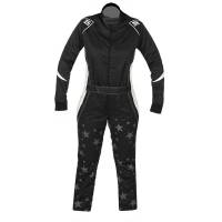 Simpson Vixen II Galaxy Women's Racing Suit - Black/White - Small (Women's 4-6)