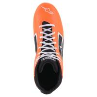 Alpinestars - Alpinestars Tech-1K Start v2 Karting Shoe - Orange Fluorescent/Black/White - Size 11 - Image 3