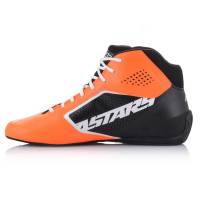 Alpinestars - Alpinestars Tech-1K Start v2 Karting Shoe - Orange Fluorescent/Black/White - Size 11 - Image 6