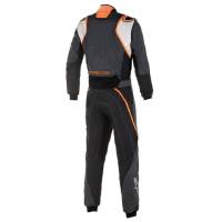 Alpinestars - Alpinestars GP Race v2 Boot Cut Suit - Anthracite/White/Orange - Size 44 - Image 2
