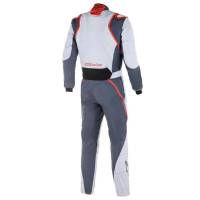 Alpinestars - Alpinestars GP Race v2 Boot Cut Suit - Silver/Asphalt/Red - Size 64 - Image 2