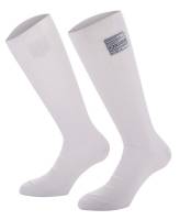 Shoe Accessories - Socks, Fire Resistant - Alpinestars - Alpinestars ZX EVO v3 Socks - White - Large