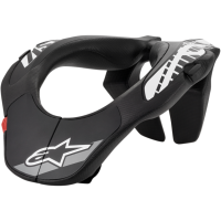 Safety Equipment - Head & Neck Restraints & Supports - Alpinestars - Alpinestars Youth Neck Support - Black/White