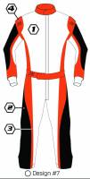 K1 RaceGear Custom SFI 5 Nomex® Auto Racing Suit - Design #7