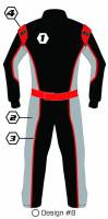 K1 RaceGear Custom SFI 5 Nomex® Auto Racing Suit - Design #8