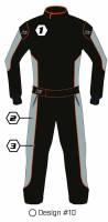 K1 RaceGear Custom SFI 5 Nomex® Auto Racing Suit - Design #10