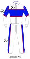 K1 RaceGear - K1 RaceGear Custom SFI 5 Nomex® Auto Racing Suit - Design #12 - Image 1