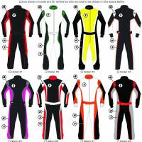 K1 RaceGear - K1 RaceGear Custom SFI 5 Nomex® Auto Racing Suit - Design #2 - Image 3
