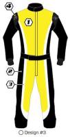 K1 RaceGear Custom SFI 1 Proban® Auto Racing Suit - Design #3