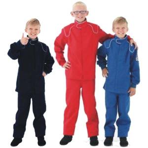 Racing Suits - Shop Single-Layer SFI-1 Suits - Crow Junior Single Layer Proban Suits - 2-Piece Design - $133.56