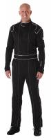 Crow Single Layer Proban® 1-Piece Driving Suit - SFI-3.2A/1 - Black - X-Large