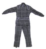 Crow Safety Gear - Crow Quilted 2-Layer Proban® 1-Piece Suit - SFI-3.2A/5 - Black - 2X-Large - Image 2