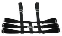 Seat Belts & Harnesses - Leg Containment Nets - Crow Enterprizes - Crow Junior Dragster Leg Net - Black