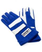 Crow Safety Gear - Crow Standard Nomex® Driving Gloves - Blue - Large - Image 2