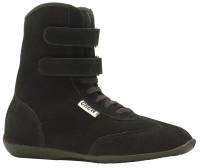 Crow Mid-Top Driving Shoe - SFI 3-3.5 - Black - Size 10
