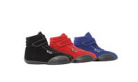 Crow Racing Shoes - Crow Mid-Top Shoe - $84.82 - Crow Enterprizes - Crow Mid-Top Driving Shoe - SFI 3-3.5 - Blue - Size 12
