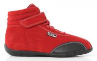 Crow Mid-Top Driving Shoe - SFI 3-3.5 - Red - Size  13