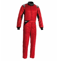 Sparco Sprint Boot Cut Suit - Red/Black - Size 52
