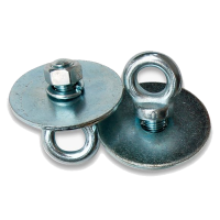 Seat Belts & Harnesses - Seat Belt Mounting Hardware and Brackets - Pyrotect - Pyrotect 1" Eye Bolts w/ Washer & Lock Nut