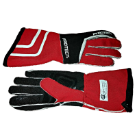 Pyrotect Sport Series SFI-5 Reverse Stitch Gloves - 2X-Small - Red/Black