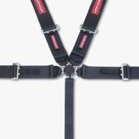 Safety Equipment - Seat Belts & Harnesses - Pyrotect - Pyrotect 5-Point Standard Camlock Harness w/ Bolt Plates - SFI 16.1 - 3" Width - Pull Up Adjust - Black