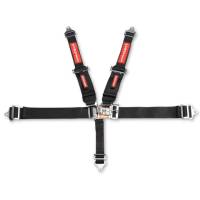 Pyrotect - Pyrotect 5-Point Standard Latch & Link Harness w/ Bolt Plates - SFI 16.1 - 3" Harness / 2" Lap - Pull Up Adjust - Red - Image 2