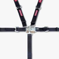 Seat Belts & Harnesses - Racing Harnesses - Pyrotect - Pyrotect 5-Point Standard Latch & Link Harness - SFI 16.1 - 2" Width - Pull Down Adjust - Black