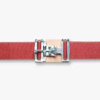 Pyrotect Latch & Link Lap Belt - 3" Width - Pull Up - Red