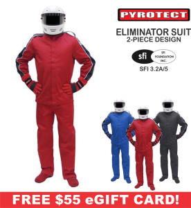 Racing Suits - Pyrotect Racing Suits - Pyrotect Eliminator Nomex Suit - 2 Piece - $598