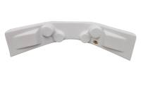 Dominator Racing Products - Dominator Curved Dash Panel - White - 30" W x 12" D x 6.5 H