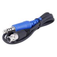 Rugged Radios OFFROAD Heasets Straight Cord Adaptor Cable to Intercom