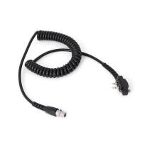 Headsets - Headset Cables - Rugged Radios - Rugged Radios Icom Bolt On Handheld Radio - Headset Coil Cord