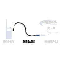 Rugged Radios - Rugged Radios OFFROAD Headset / Helmet Coil Cord Cable for Rugged Radios and Kenwood Radios - Image 2