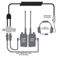 Rugged Radios - Rugged Radios Dual Radios to Headset Coil Cord Adaptor - Image 2