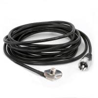 Rugged Radios 15' Ft. Antenna Coax Cable with 3/8" NMO Mount