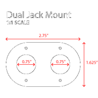 Rugged Radios - Rugged Radios Dual Headset / Helmet Nexus Jack Flush Mount - Black - Image 6