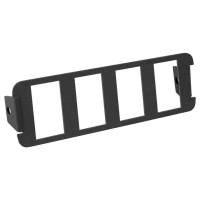Mobile Radios & Components - Mobile Radio Mounting Solutions - Rugged Radios - Rugged Radios 4 Rocker Switch Panel for Radio Delete Mount - Black