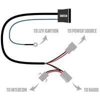 Rugged Radios - Rugged Radios Radio & Intercom Install Harness with Rocker Switch - Image 4