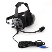 Headsets - 2-Way Radio Headsets - Rugged Radios - Rugged Radios H42 Ultimate Behind The Head (BTH) Headset for Intercoms - Carbon Fiber