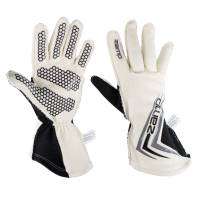 Zamp ZR-60 Race Gloves - White - X-Small