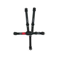 Latch & Link Restraint Systems - 5 Point Latch & Link Restraints - Impact - Impact Pro Series 5-Point Latch & Link Restraint - 2" - Pull Up Right Lap Adjust - Bolt-In/Wrap Around - Black