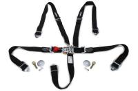 Racing Harnesses - Latch & Link Restraint Systems - Impact - Impact Sportsman Series 5-Point Latch & Link Restraints - 2" - Pull Down Adjust - Snap-In - Black