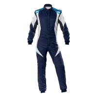 OMP First Evo Suit - Blue / Cyan - Size 58