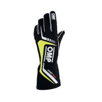 Safety Equipment - OMP Racing - OMP First EVO MY2020 Gloves - Black/Yellow - X-Large
