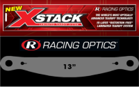 Racing Optics XStack™ Tearoffs - Smoke - Fits Simpson Venator / Sparco: WTX Series, Prime RF-9W, RF-5W, RF-7W